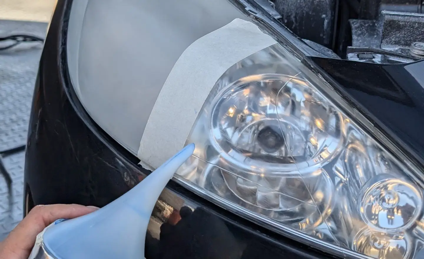 restauración de faros